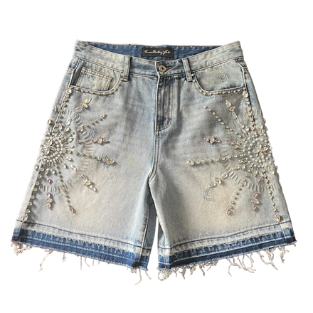 Crystal Embellished Jorts